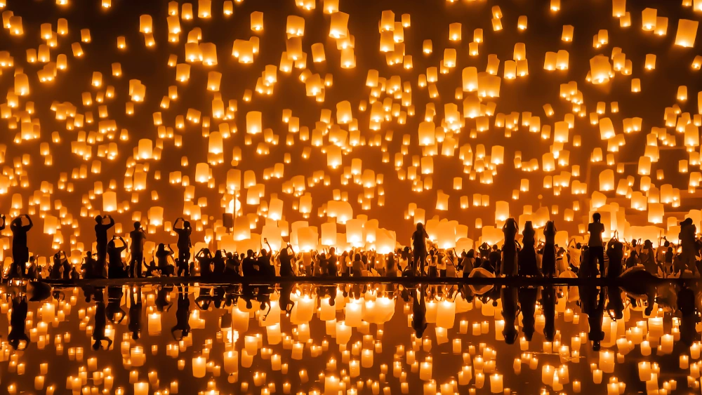 Viagem para Tailândia festival das Lanternas