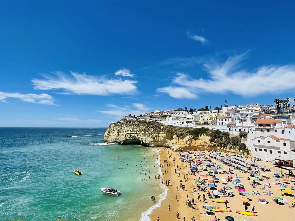 Praia no Algarve - Portugal